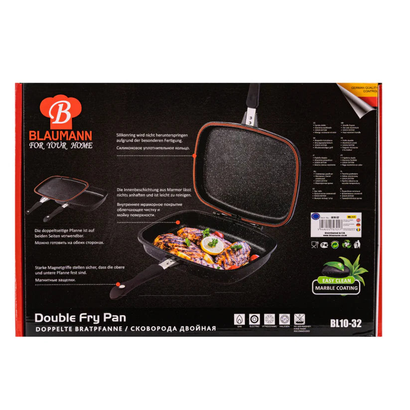 Tigaie Dubleta detasabila Blaumann, cu interior antiaderent, 32 cm, BL-10-32DB