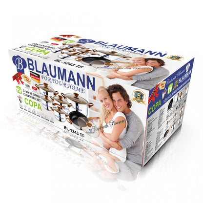 Set Oale din Inox 12 piese 5 straturi grosime-  BLAUMANN FOR YOUR HOME